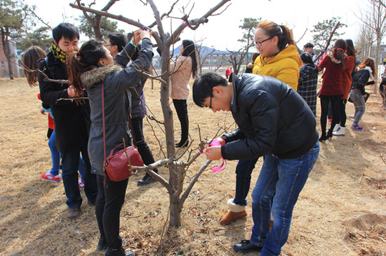 “十年树木，百年树人”影视学院举行绿色环保植树节活动